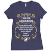 i am an aquarius Ladies Fitted T-Shirt