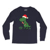 christmas dinosaur Long Sleeve Shirts