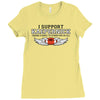 I Support Kaepernick Ladies Fitted T-Shirt
