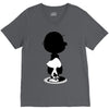 charlie, snoopy, woodstock V-Neck Tee
