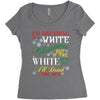 i'm dreaming of a white christms but if the white runs out i'll drink Women's Triblend Scoop T-shirt