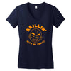 krillin with my homies Women's V-Neck T-Shirt