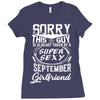 This Guy Is Taken By A Super Sexy September Girlfriend Ladies Fitted T-Shirt