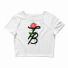 Tessa Brooks Rose Crop Top