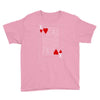 king of hearts playing card Youth Tee