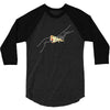 Creation of Adam Pizza, 3/4 Sleeve Shirt