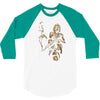 marilyn monroe machine gun gangster 100% cotton 3/4 Sleeve Shirt