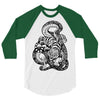 snake and tiger 3/4 Sleeve Shirt