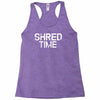 shred time Racerback Tank