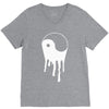 yang and yin dripping chinese symbol fashion geek samurai V-Neck Tee