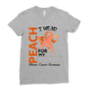 wear peach for  my [you can write any name] Ladies Fitted T-Shirt