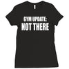 gym update not there Ladies Fitted T-Shirt