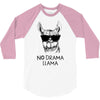 no drama llama 3/4 Sleeve Shirt