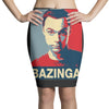 bazinga poster, ideal birthday gift or present Pencil Skirts