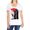 the king and the white wol Ladies Curvy T-Shirt