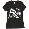 camp vibes Ladies Fitted T-Shirt