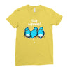 shit happens Ladies Fitted T-Shirt