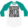 straight outta jersey city 3/4 Sleeve Shirt
