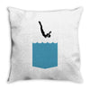 Yes, You Can Dive Throw Pillow