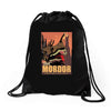 visit mordor Drawstring Bags