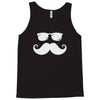 hipster glasses and moustache Tank Top