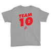 team 10 red Youth Tee
