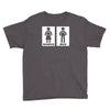 restroom sign sticker vinyl decal Youth Tee