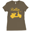 retro kult vespa 50 t shirt scooter roller s m l xl xxl Ladies Fitted T-Shirt