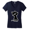 cat2 Women's V-Neck T-Shirt