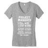 Project Manager Women's V-Neck T-Shirt