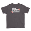 blessed mommy with flower white color Youth Tee