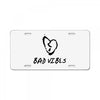 Bad Vibes XXXtentacion License Plate