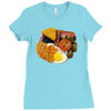 funny full english breakfast, ideal gift or birthday present Ladies Fitted T-Shirt