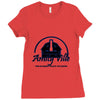 amityville t shirt Ladies Fitted T-Shirt