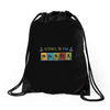 science is for winners Drawstring Bags