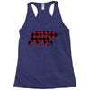 mama christmas bear Racerback Tank