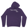 that's what she said quote white logo Unisex Hoodie