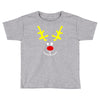 reindeer face novelty christmas Toddler T-shirt