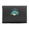 i hate the morning Accessory Pouches