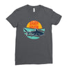 Daddy Shark Ladies Fitted T-Shirt