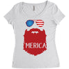 america 3 Women's Triblend Scoop T-shirt