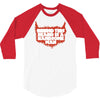 behind beard is a handsome man 3/4 Sleeve Shirt