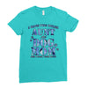 i have two tıtles aunt and dogmom an i rock them both flowers Ladies Fitted T-Shirt