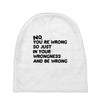 no. you're wrong Baby Beanies