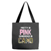 pretty in pink dangerous in camo Tote Bags