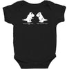 trex i love you this much Baby Bodysuit