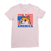 doge bless america Ladies Fitted T-Shirt