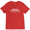 my wife says i never listen funny V-Neck Tee