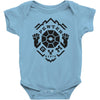 pewter gym Baby Onesie