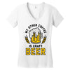 my other coffee is craft beer Women's V-Neck T-Shirt